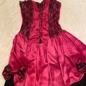 Vintage Lace Corset Dress